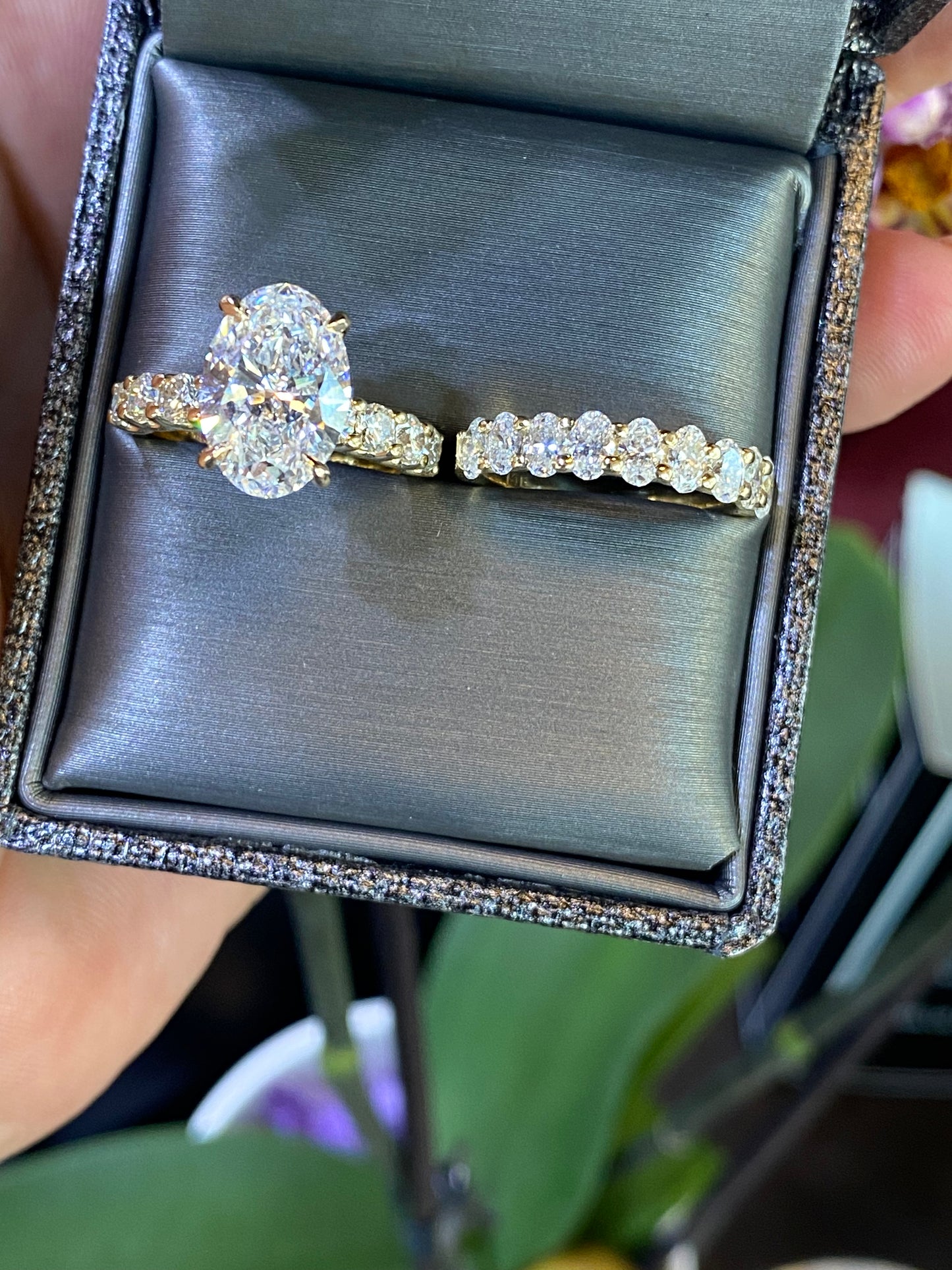 14K Yellow Gold Diamond Engagement Ring